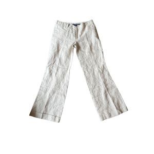 Ralph Lauren Cream Flare Pants